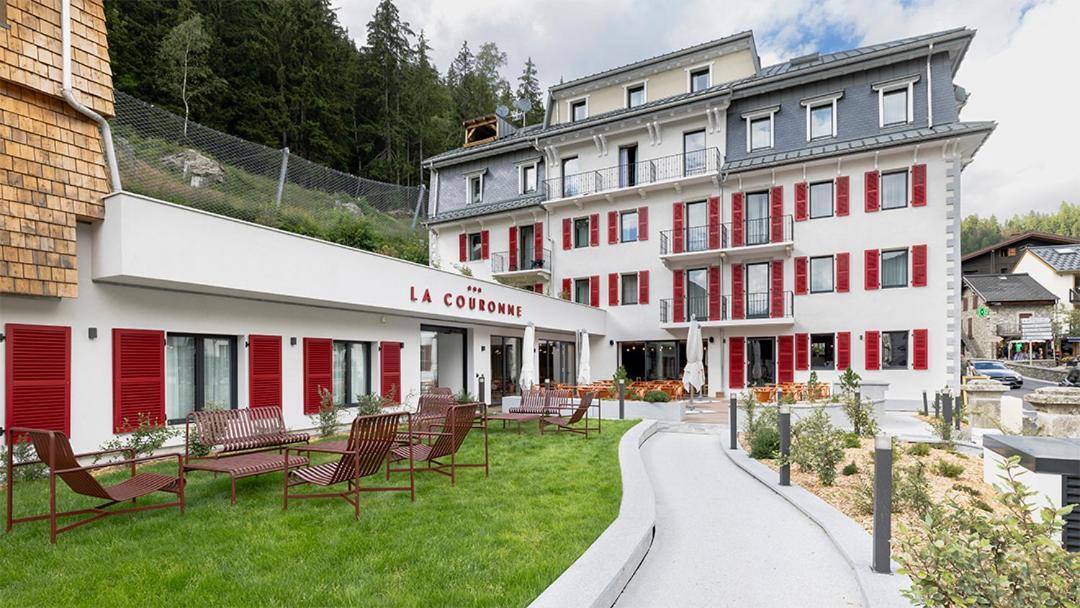 Hotel Restaurant La Couronne Chamonix Eksteriør billede