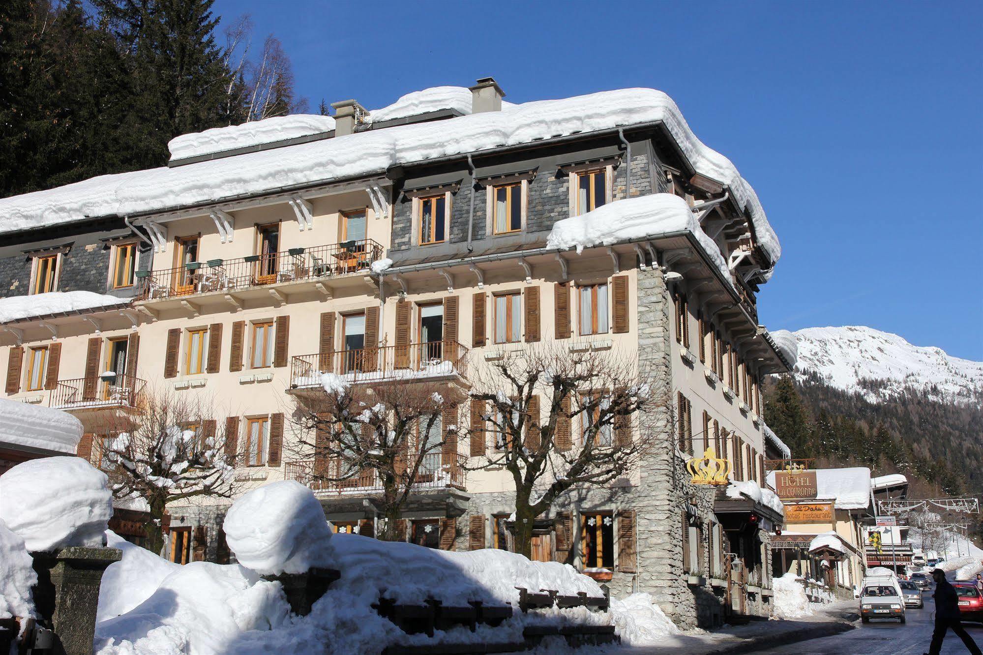 Hotel Restaurant La Couronne Chamonix Eksteriør billede